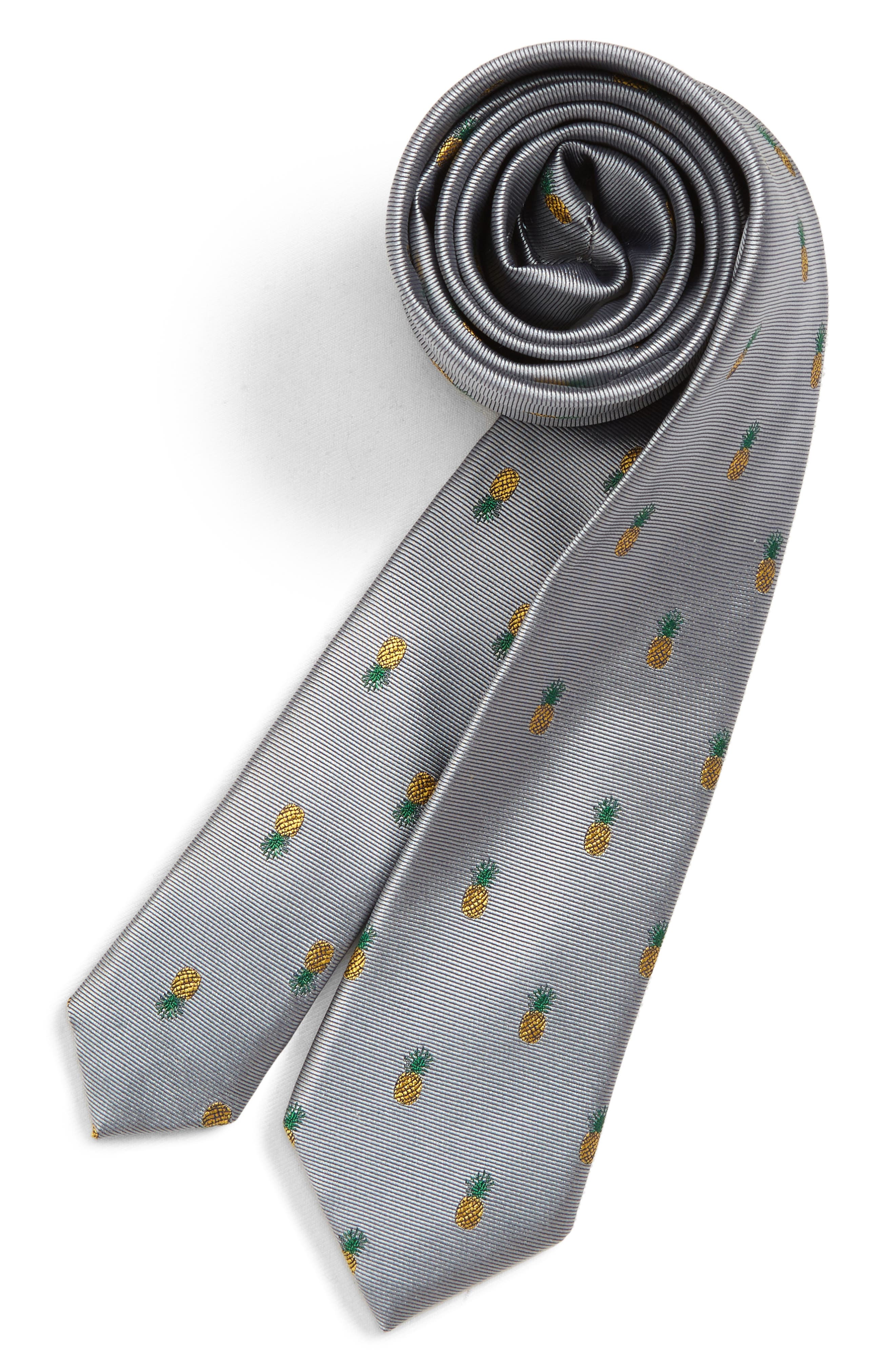 Pineapple Silk Tie